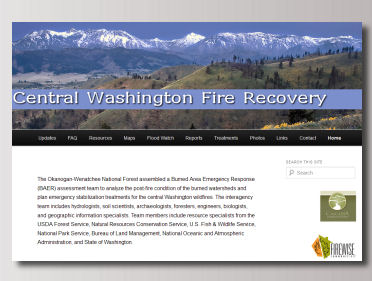 Central Washington Fire Recovery